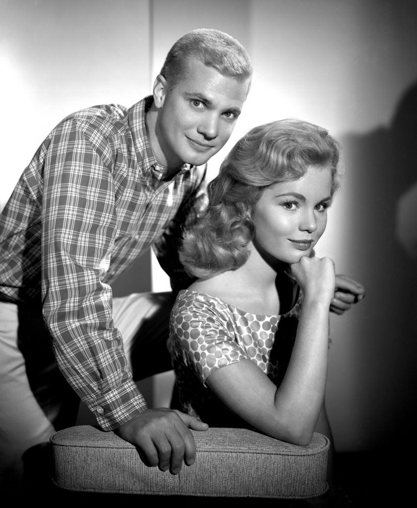 Tuesday Weld with Dwayne Hickman, 1959.