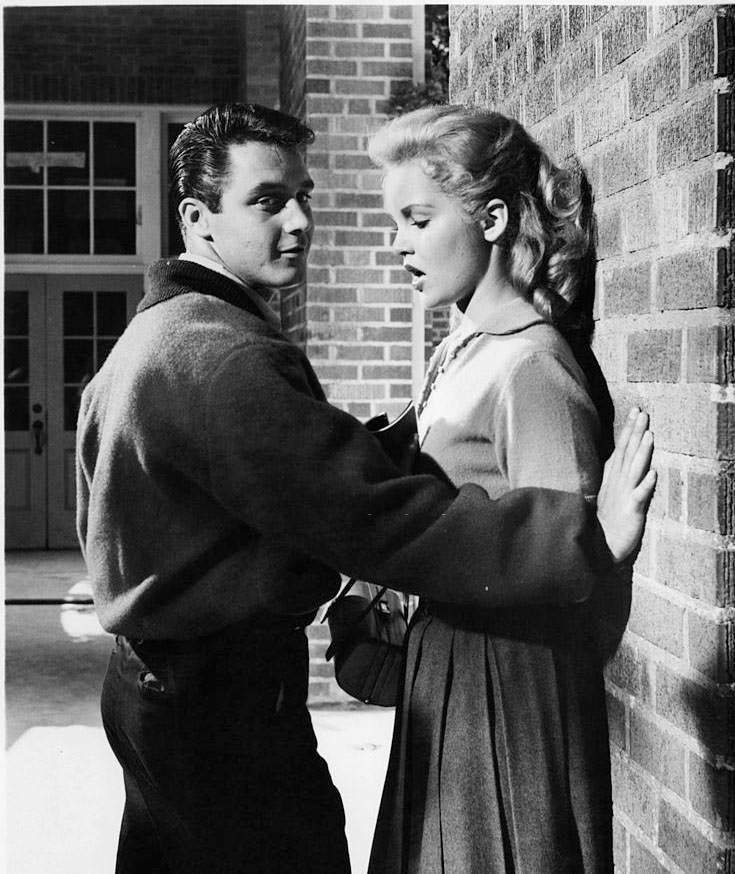 Tuesday Weld with Michael Callan in 'Because You're Mine', 1960.