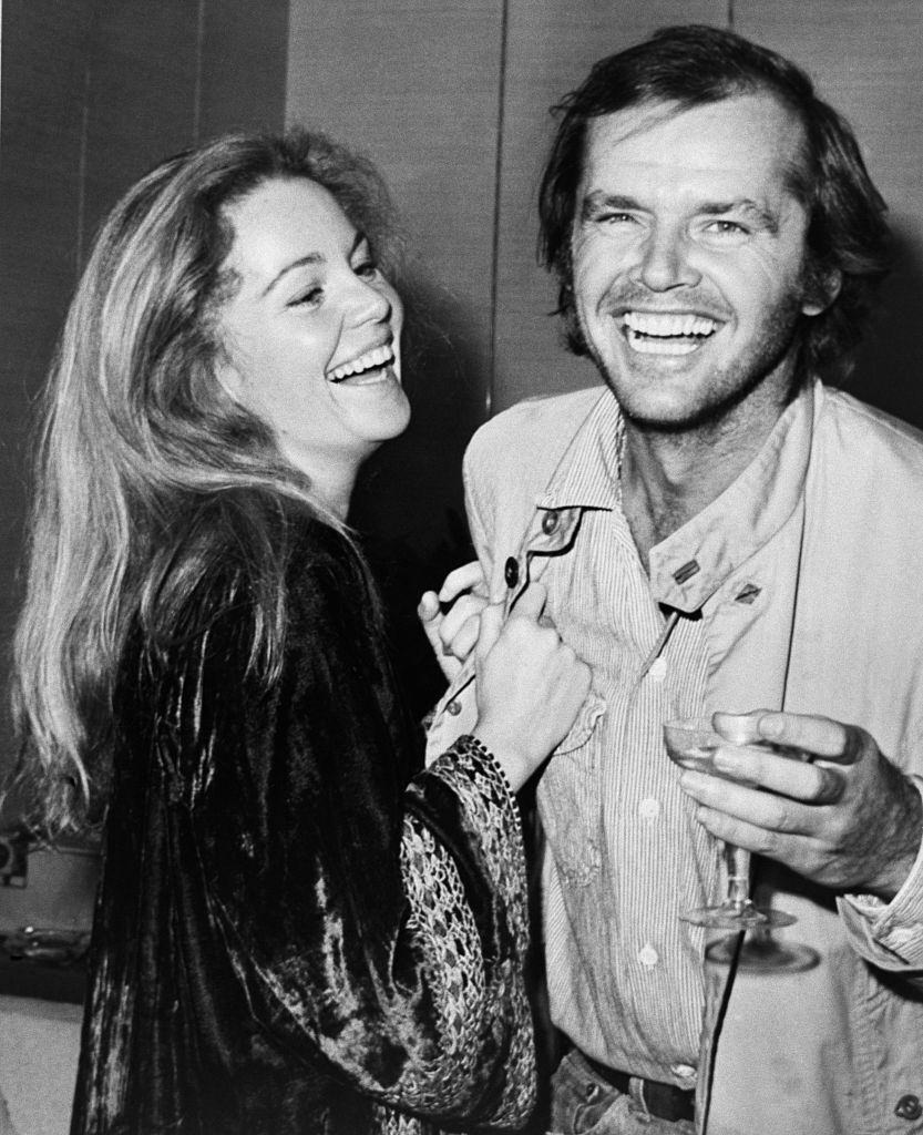 Tuesday Weld and Jack Nicholson at a reception prior to the World Premiere of the film "A Safe Place", 1971.