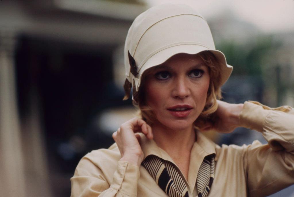 Tuesday Weld appearing in the ABC tv movie 'F Scott Fitzgerald in Hollywood', 1975.