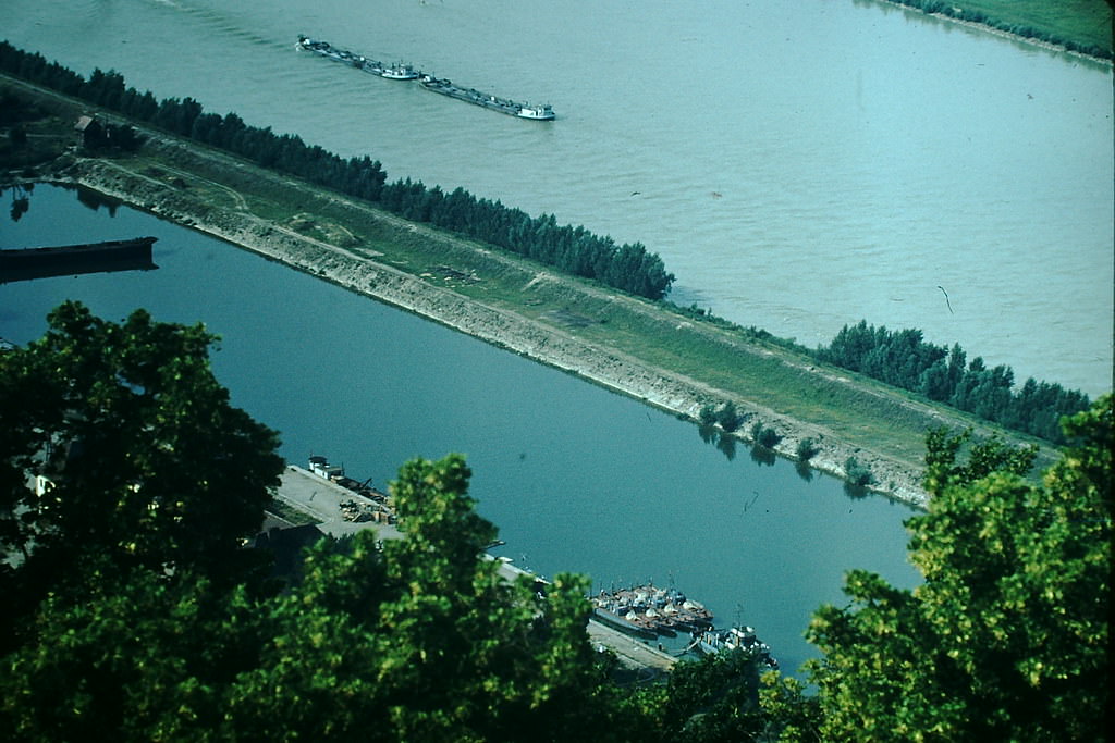 Russian Patrol Boats on the Danube, Vienna, 1953