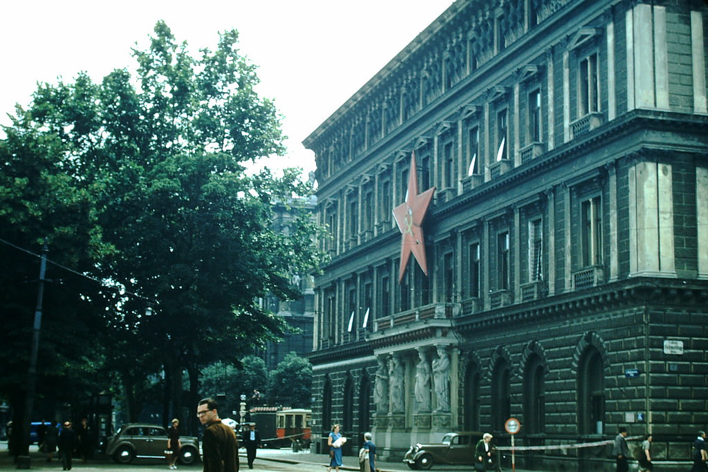 Russian Military Bldg RIngstrasse, Vienna, 1953