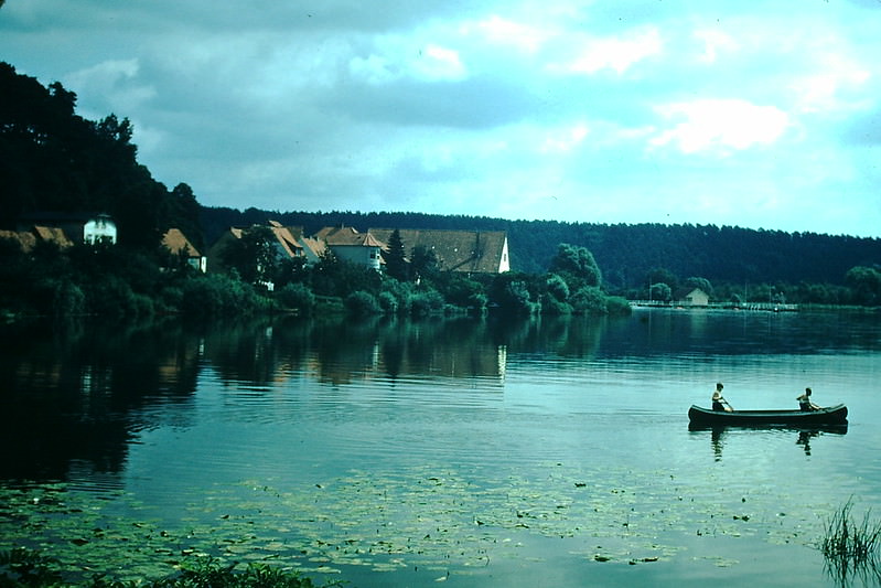 Lake Resort at Moelln, Germany, 1954.