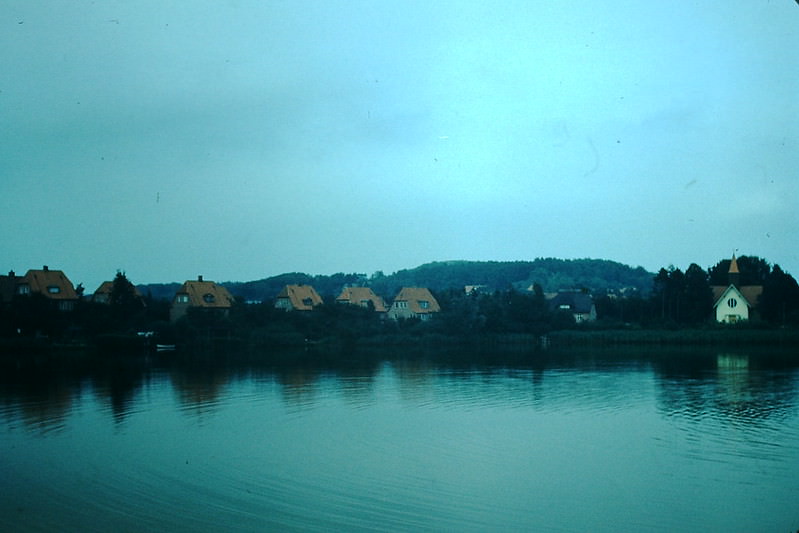 Residences from Kiel to Lubeck, Ploen, Germany 1954.