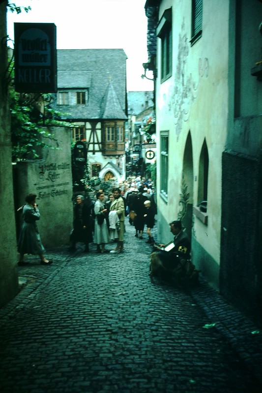 Wine Festival- Germany, 1954