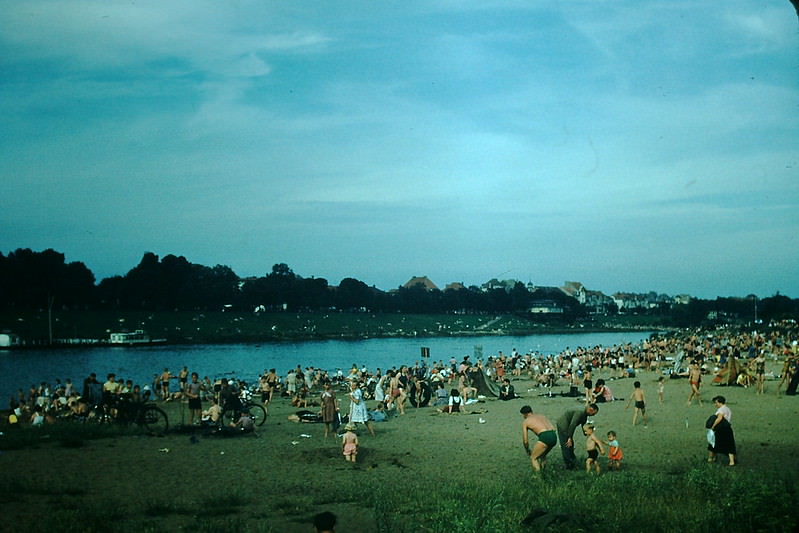 Weser River, Bremen, Germany, 1954