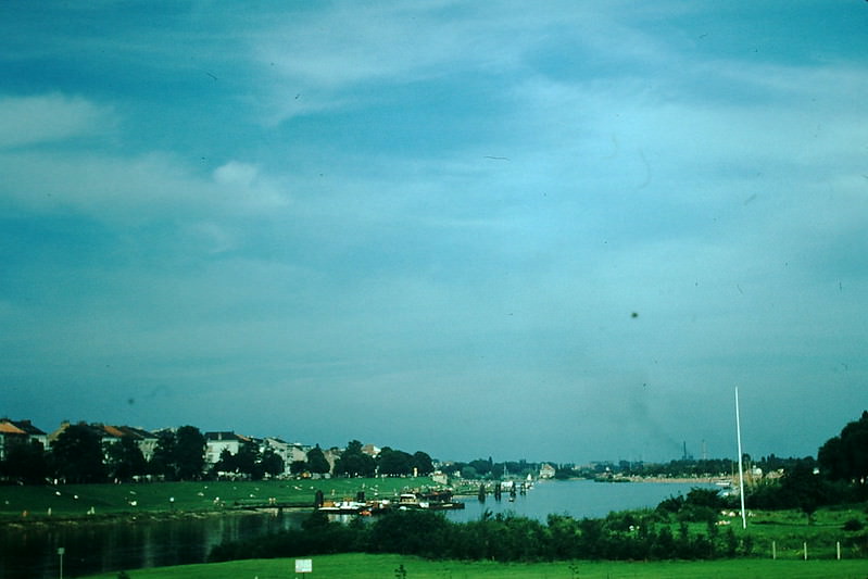 Weser River, Bremen, 1954