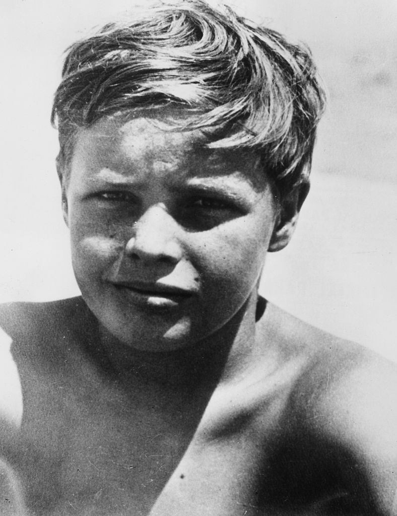 Marlon Brando as a 10 year-old boy, 1934.
