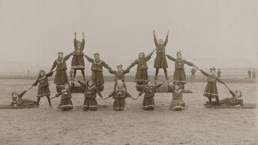 German women practicing Swedish Gymnastics 1900s