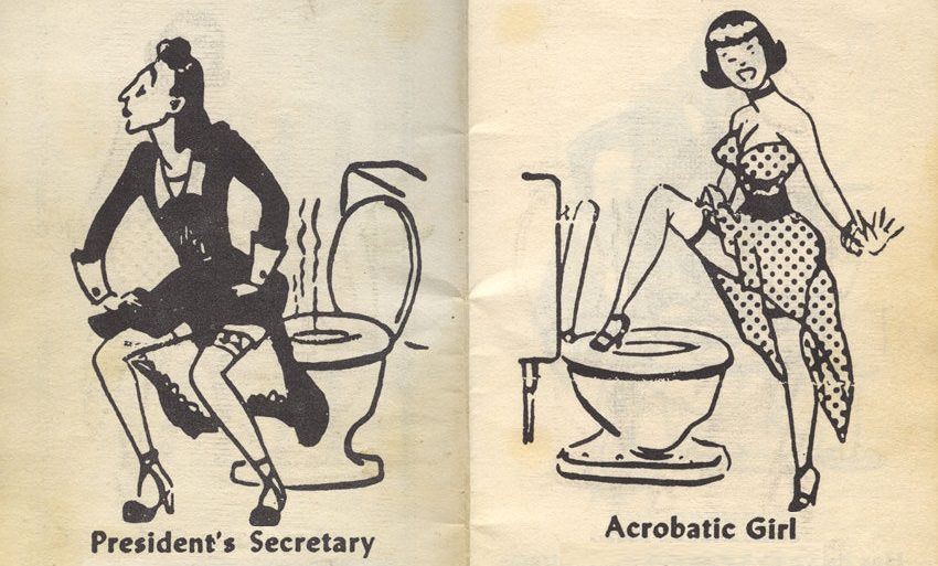 Ridiculously Funny Comics about Urination From the 1950s Tijuana Bible
