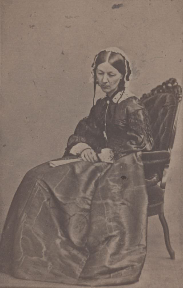 Florence Nightingale, the founder of modern nursing, who served as an inspiration for American nurses in the Civil War