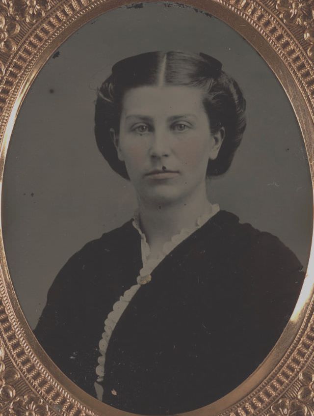Nurse Mary A.E. Keen of Seminary Hospital, Washington, D.C., and Chesapeake Hospital, Fort Monroe, Virginia who worked from 1861 to 1865 under the jurisdiction of Dorothea Dix and later married Milton Woodworth