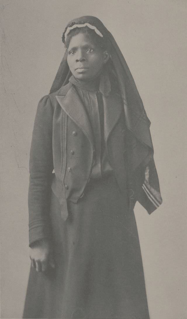 Susie King Taylor, who served more than three years as nurse with the 33rd U.S. Colored Troops Infantry Regiment during the American Civil War, although officially enrolled as a laundress