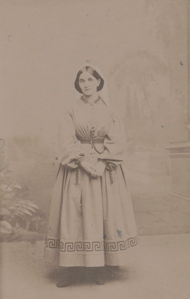 Union nurse Helen Louise Gilson, also known as Helen Louise Gilson Osgood