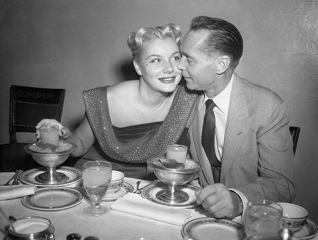 Barbara Payton and Franchot Tone, 1951.