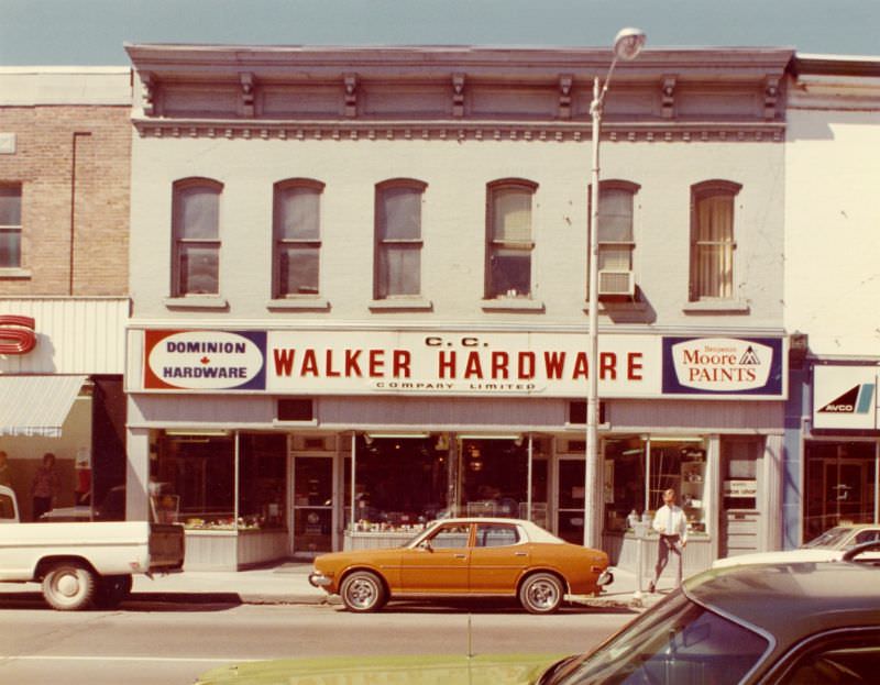 Walker Hardware store at 248-250 Front Street, Belleville