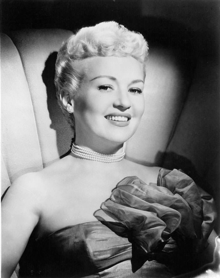 Betty Grable, 1950.