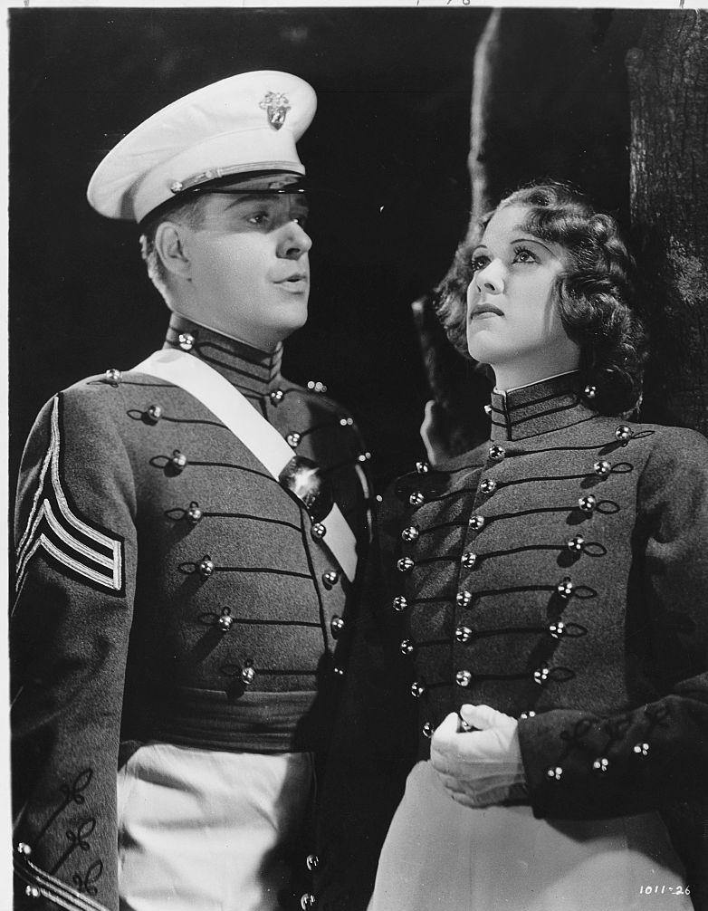 Eleanor Powell with Nelson Eddy, from the film 'Rosalie', 1937.