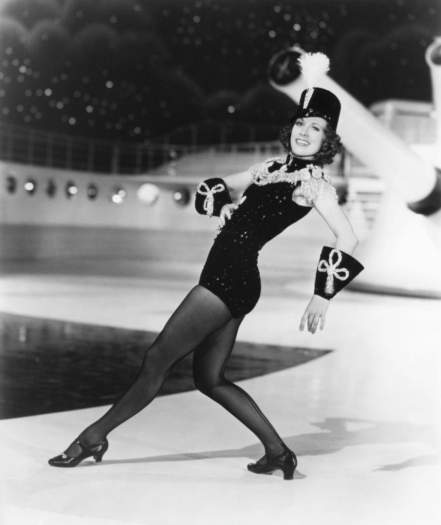 Eleanor Powell in a scene from the movie 'Born to Dance', 1936.