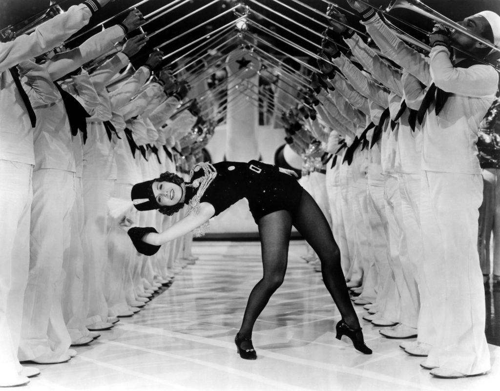 Eleanor Powell in a scene from the movie 'Born to Dance', 1936.