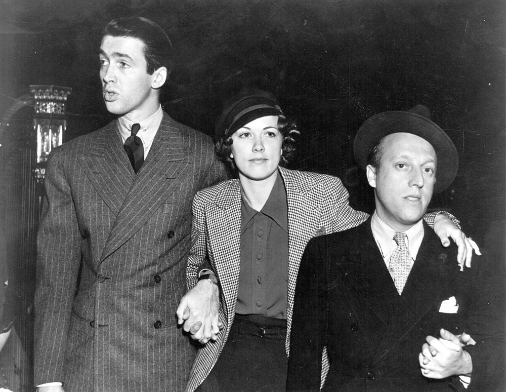 Eleanor Powell with James Stewart and Sid Silvers, 1936.