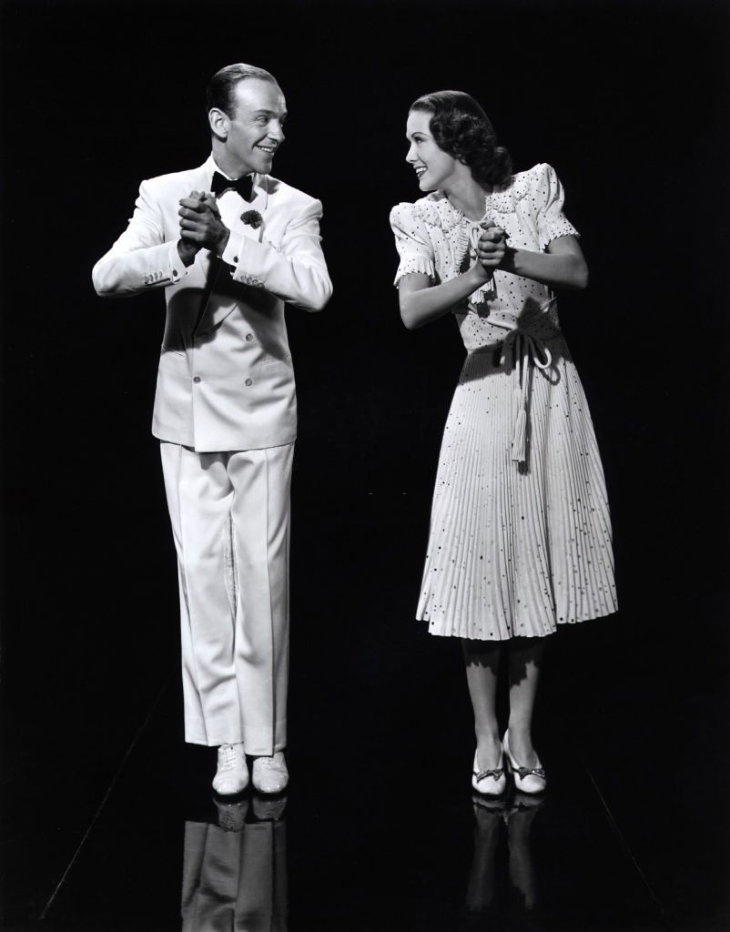 Eleanor Powell with Norman Taurog at 'Broadway Melody 1940'