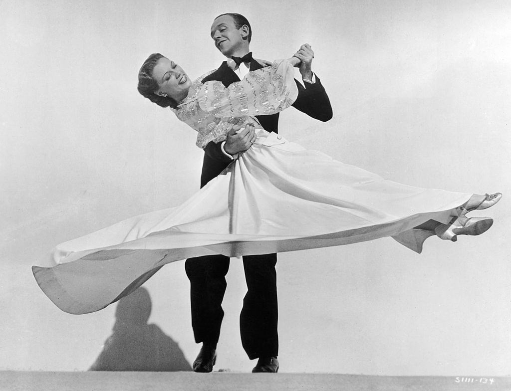 Eleanor Powel with Fred Astarie dancing, 1940.