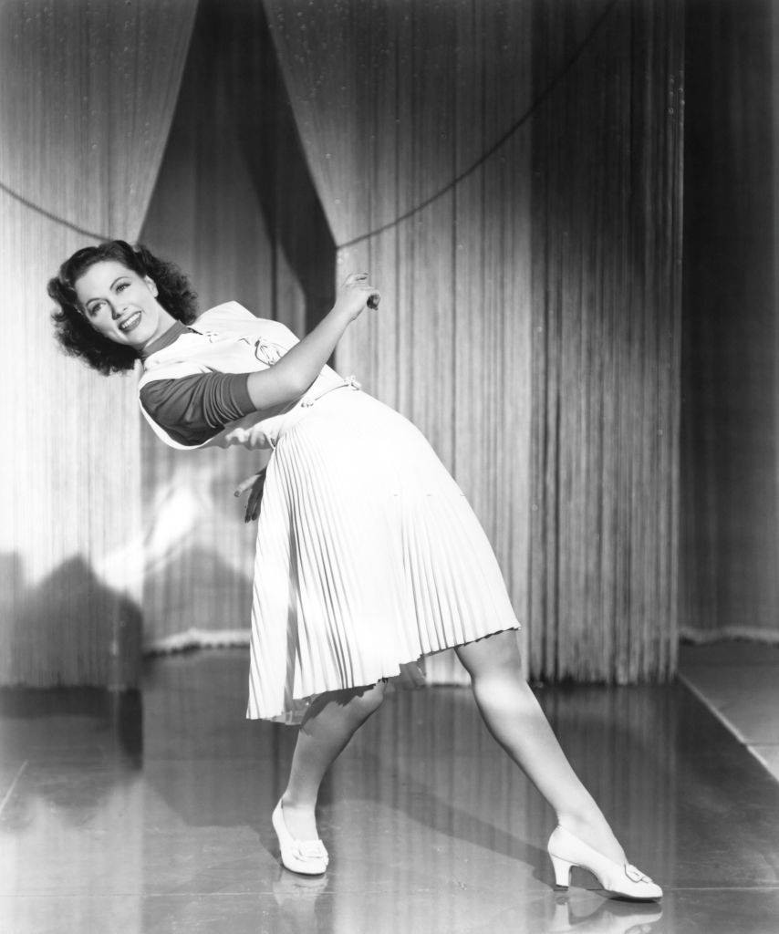 Eleanor Powell in a scene from the movie 'Lady Be Good', 1940.