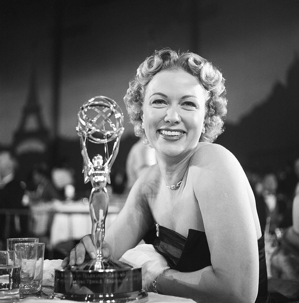 Eleanor Powell with the award, 1951.