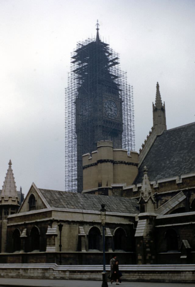 St Stephen's Tower (Big Ben) underwent extensive repairs, London