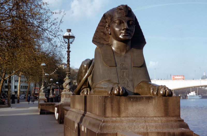Egyptian Sphinx on Victoria Embankment, London