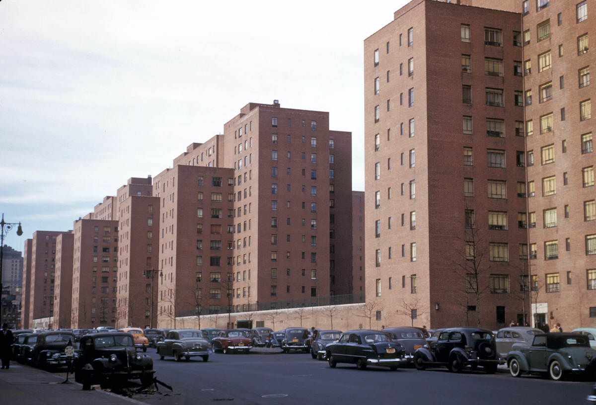 New York, Manhattan, Stuyvesant Town residential development, 1956