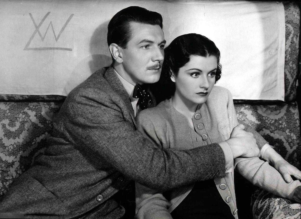 Margaret Lockwood with Michael Redgrave in the movie 'The Lady Vanishes', 1938.