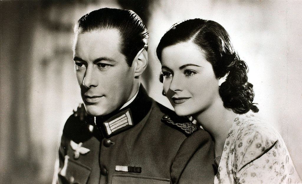 Margaret Lockwood with Rex Harrison in the movie 'Night Train to Munich', 1940.