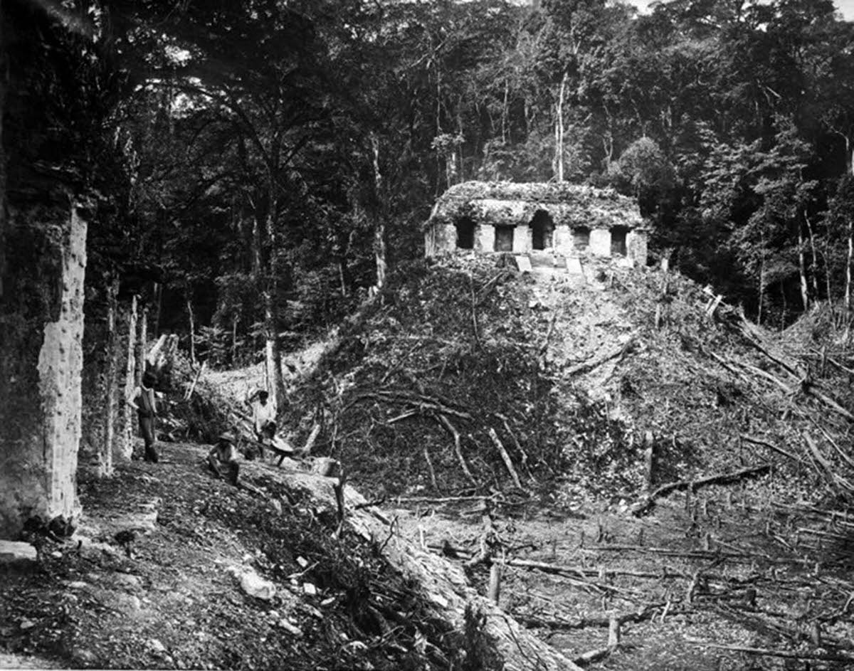 Temple of the Inscriptions Palenque, Mexico, 1890.