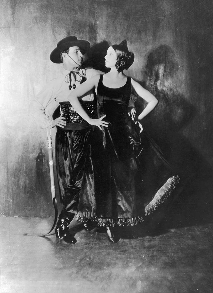 Rudolph Valentino and his second wife Natacha Rambova, 1925.