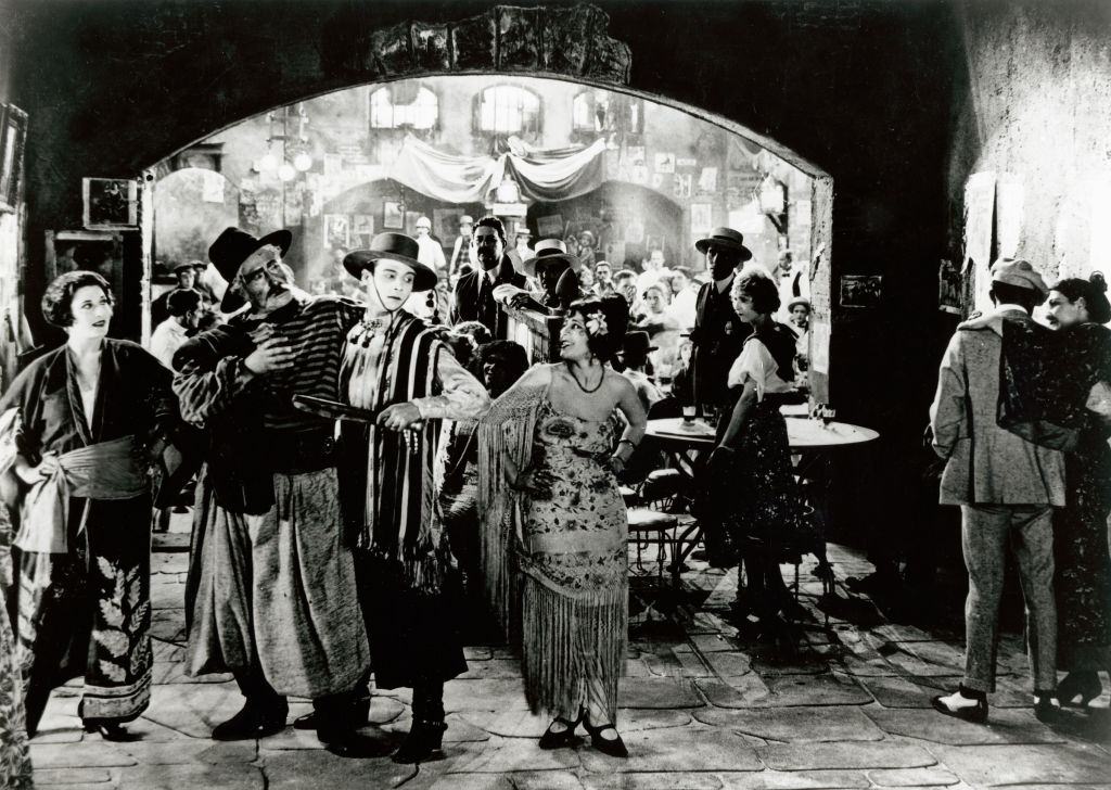 Natacha Rambova on the set of 'The Four Horsemen Of The Apocalypse', 1921.