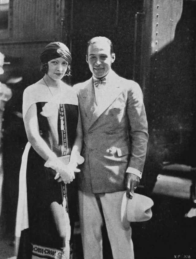 Natacha Rambova and Rudolph Valentino: Love Story and Last Photos of the Couple at the End of their Marriage, 1925