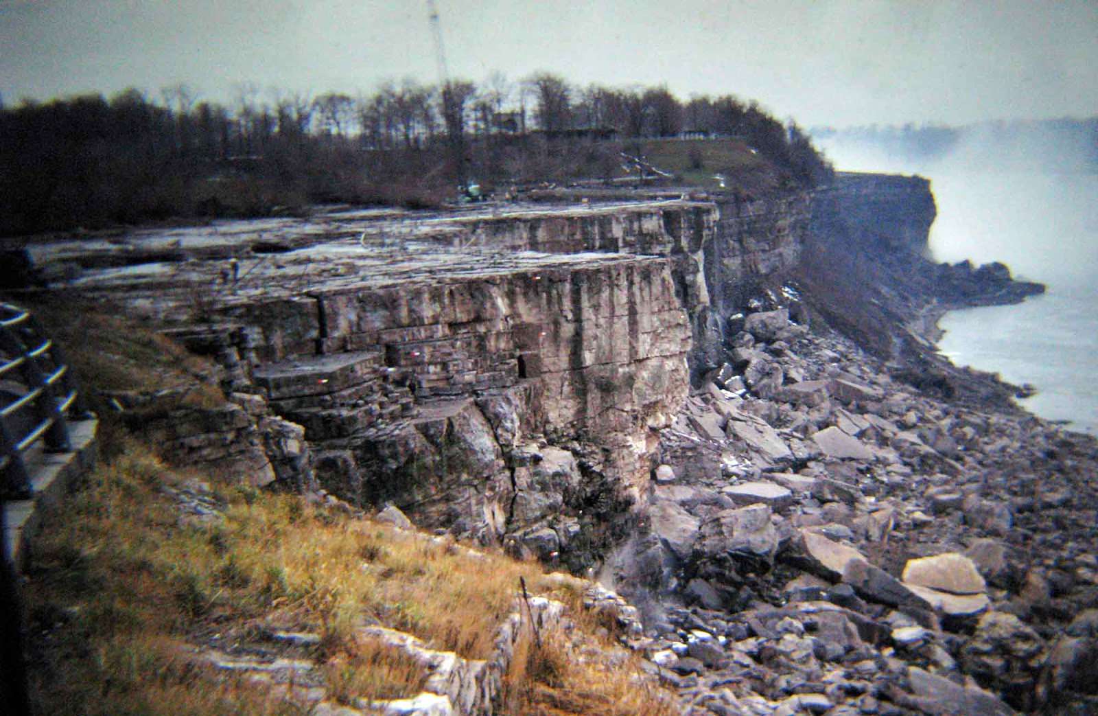While the Horseshoe Falls absorbed the extra flow, the U.S. Army Corps of Engineers studied the riverbed and mechanically bolted and strengthened any faults they found.