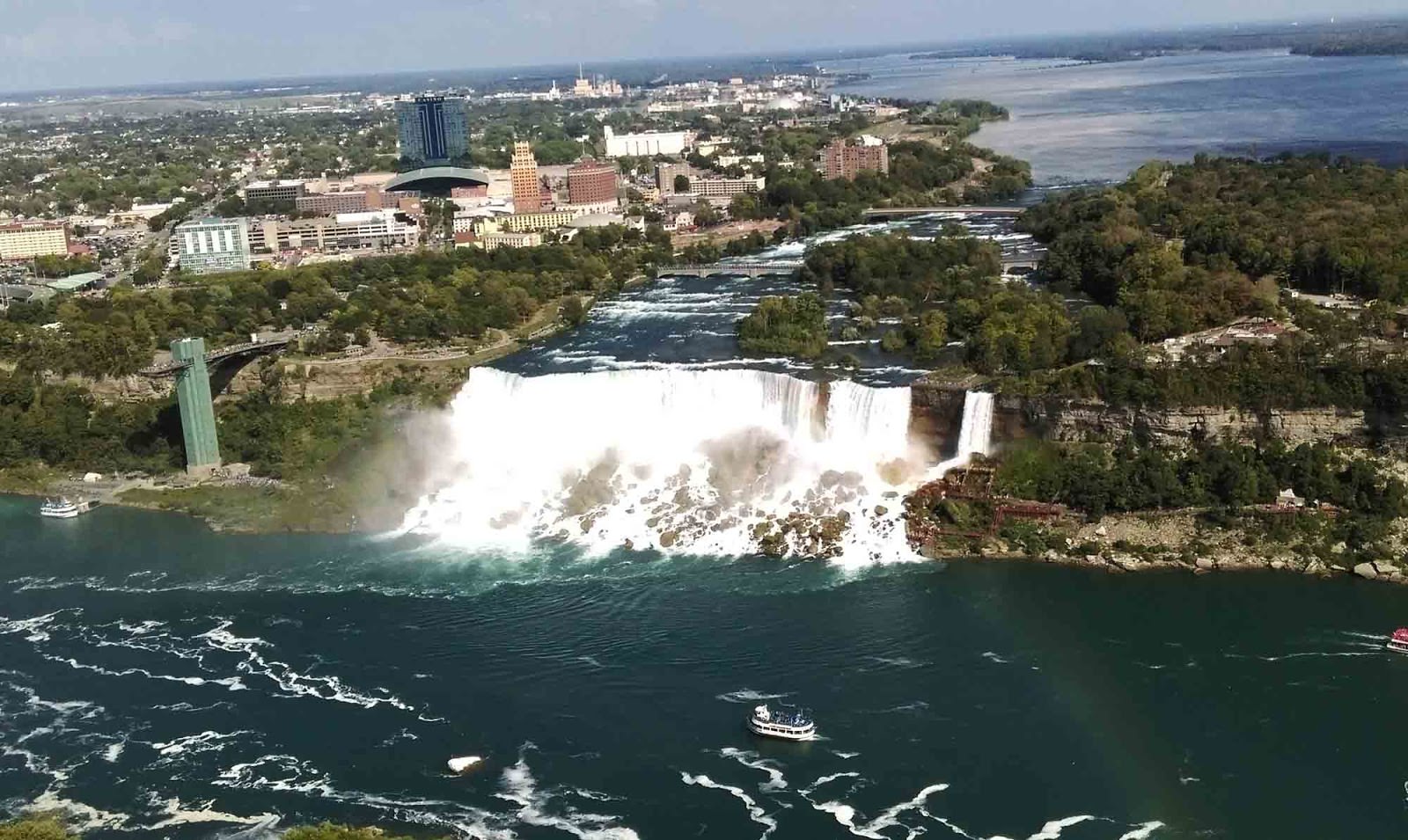 The Niagara’s American Falls.