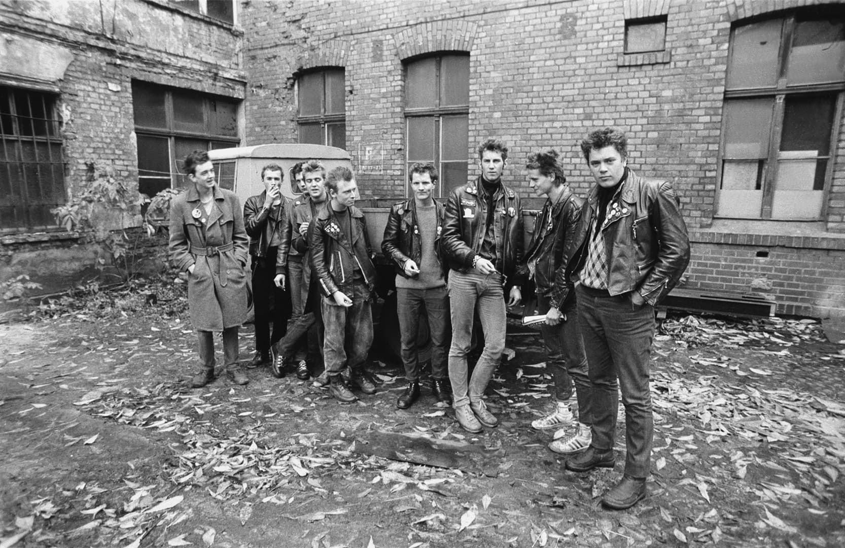 Early punks, Kastanienallee, Berlin, 1982