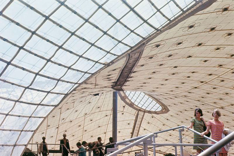 Inside the West German Pavillion at Expo 67, June 1967