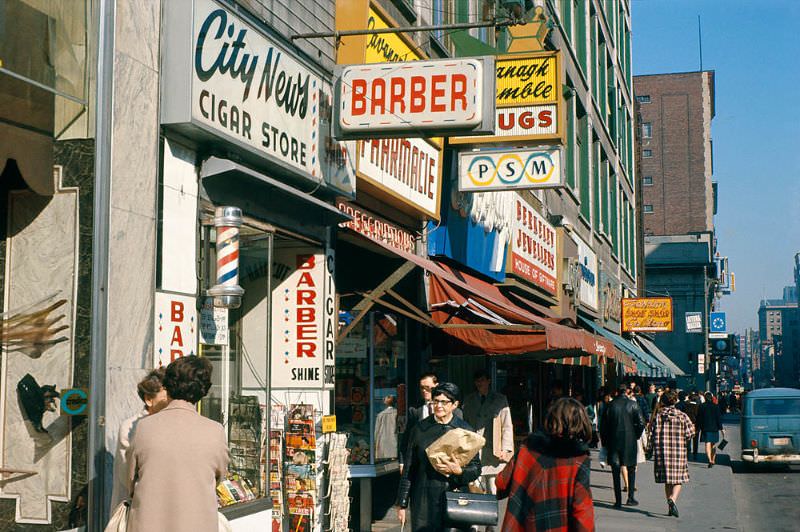 St. Catherine Street, Montreal, October 1967