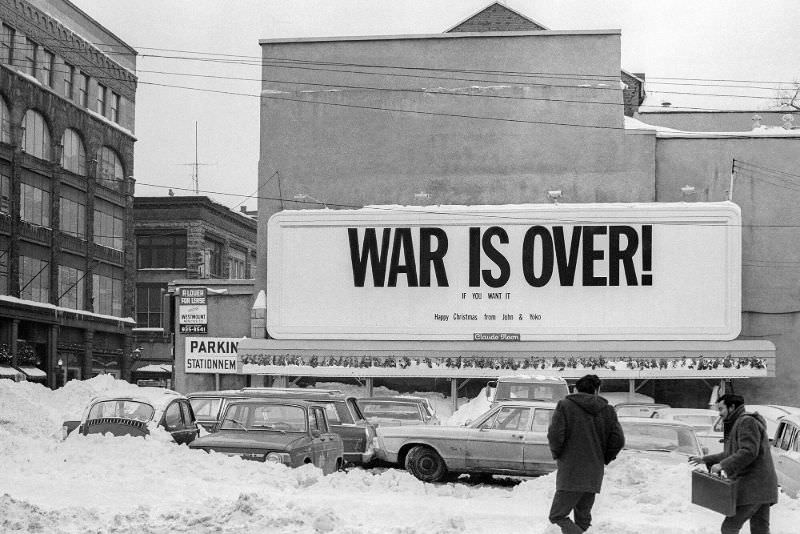 War Is Over!, Montreal, 1969