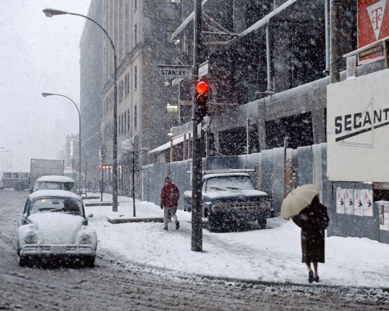 Winter in Montreal, Montreal, December 1969
