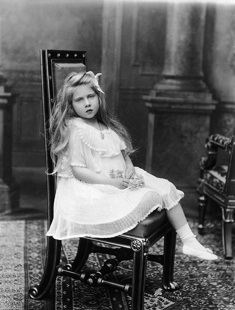 Princess Marie of Romania, at Buckingham Palace, London.