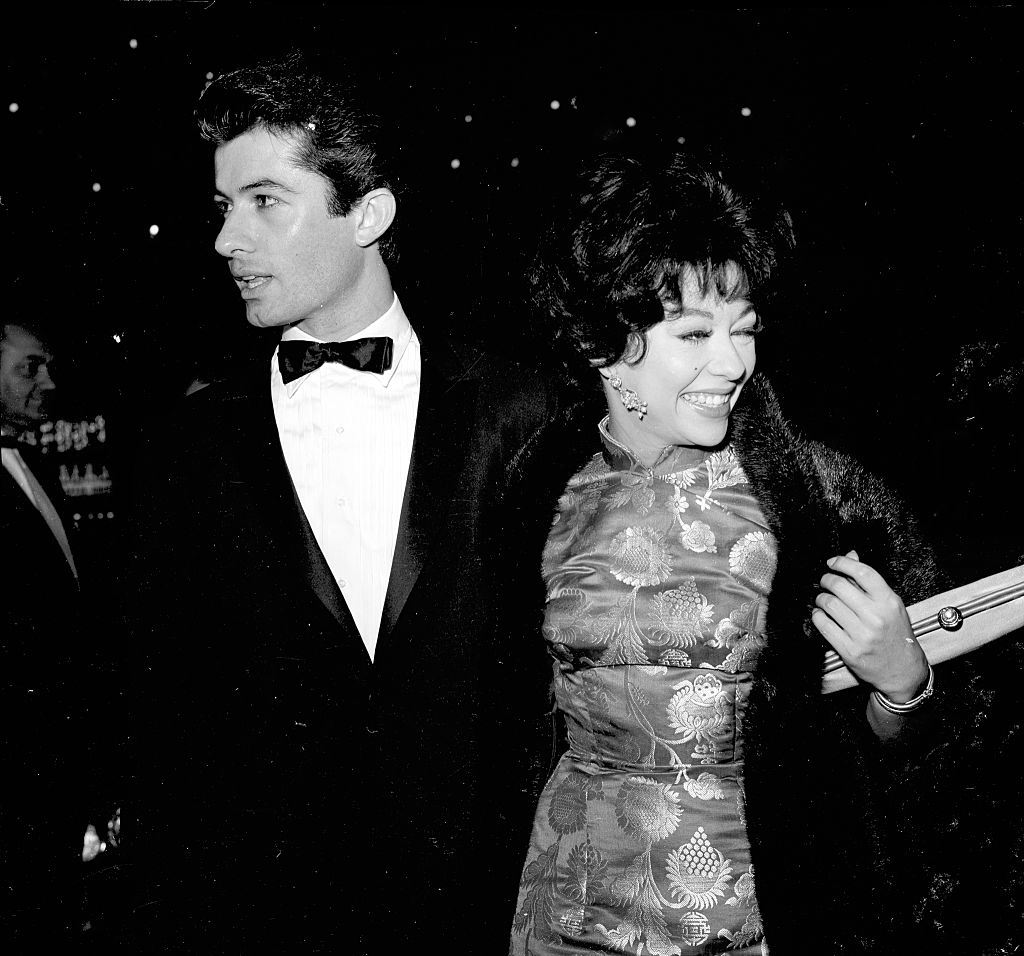 Rita Moreno and George Chakiris attend an event in Los Angeles, 1961.