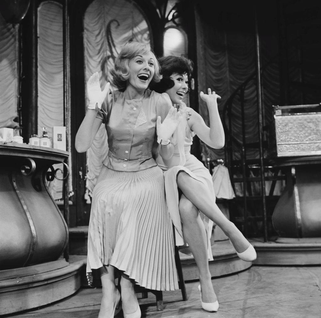 Rita Moreno and Anne Rogers, 1964.