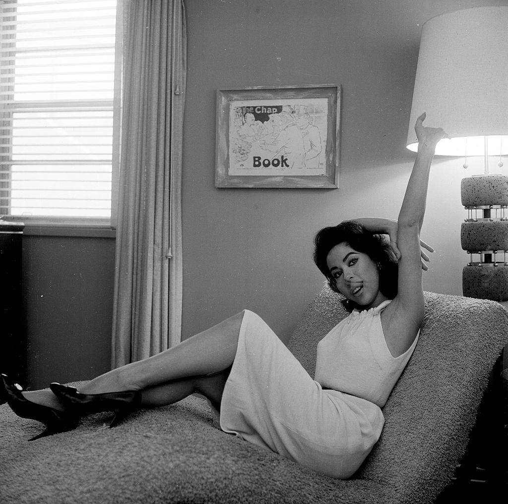 Rita Moreno at her home in Los Angeles, 1964.