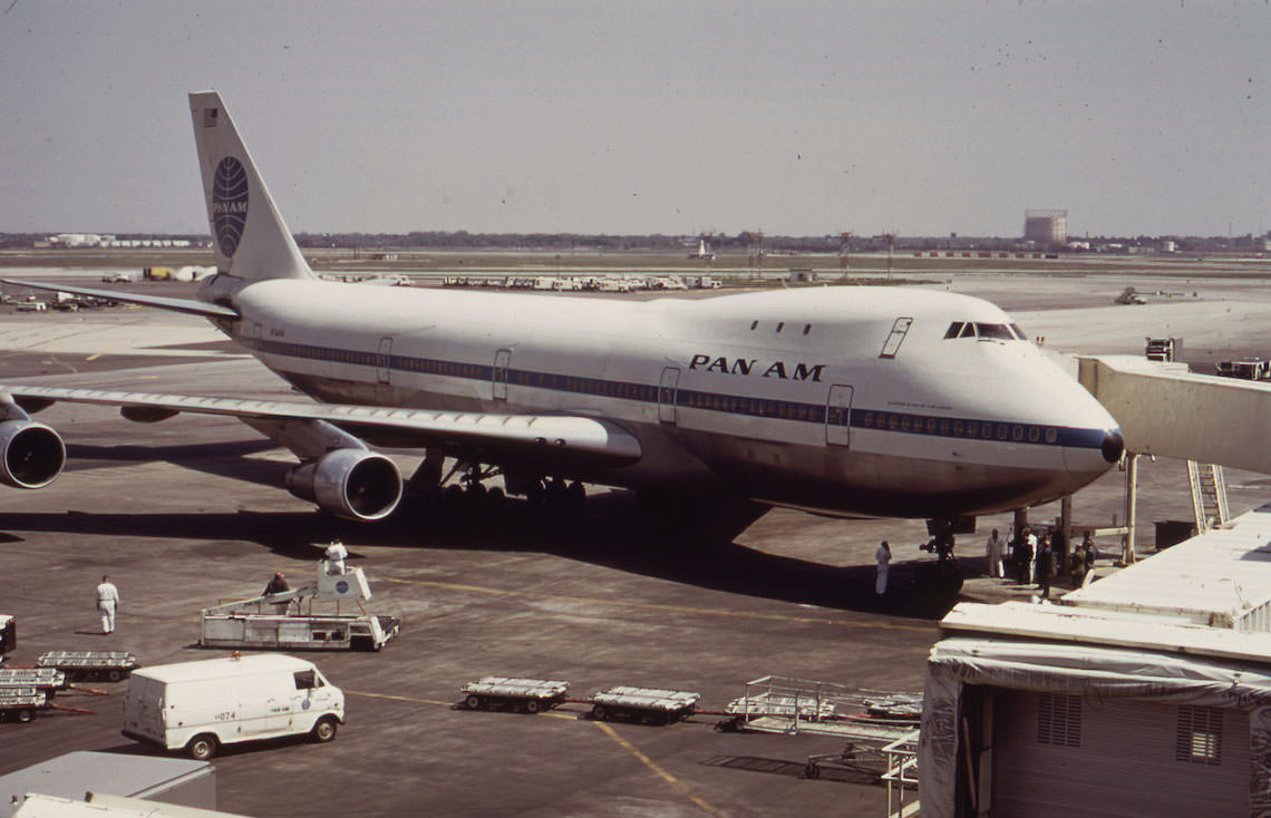 At the John F. Kennedy Airport, May 1973